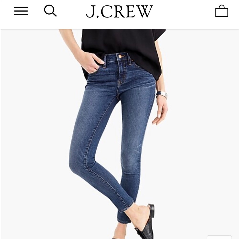 J.CREW Toothpick Jeans